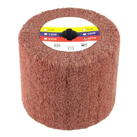 SUPERIOR PADS AND ABRASIVES Elastic Grain Coated Non Woven Nylon Web Wheel - 320 Grit AW-320